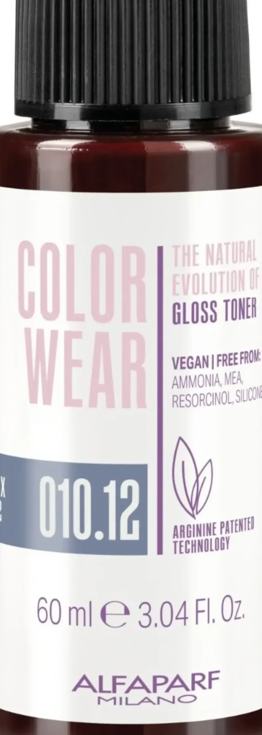Alfaparf Milano Color Wear Gloss Toner 010.12 Soft Lightest Ash Violet Blonde - 60 ml