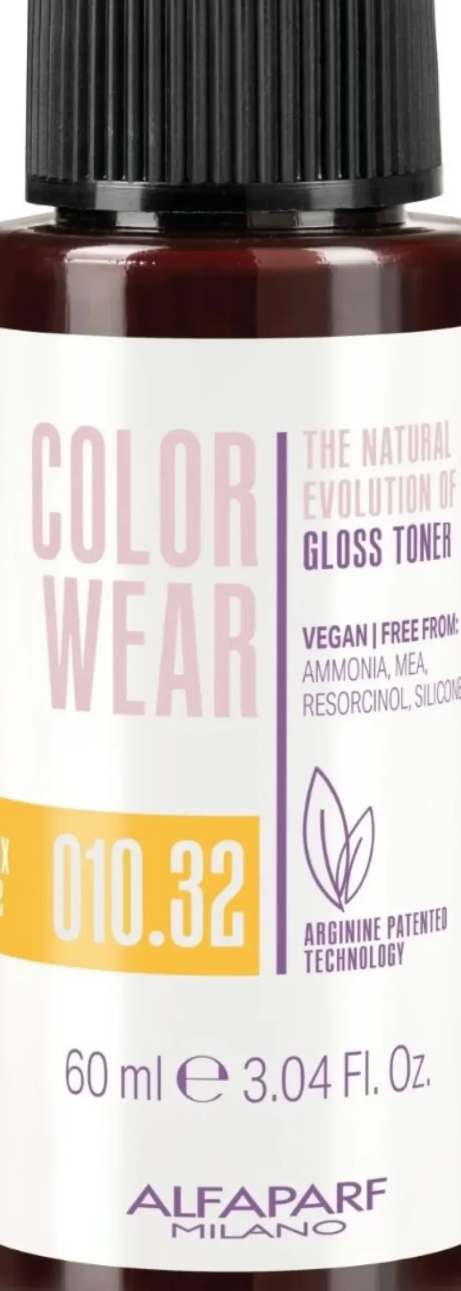 Alfaparf Milano Color Wear Gloss Toner 010.32 Soft Lightest Golden Violet Blonde - 60 ml
