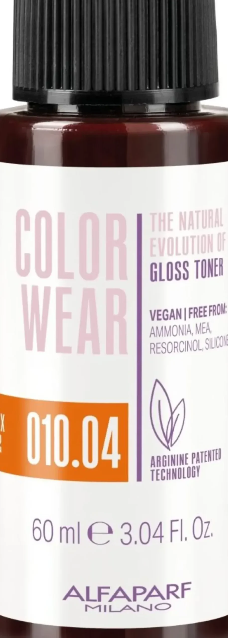 Alfaparf Milano Color Wear Gloss Toner 010.04 Soft Lightest Slightly Copper Blonde - 60 ml