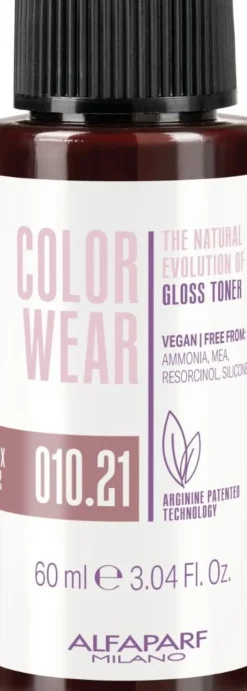 Alfaparf Milano Color Wear Gloss Toner 010.21 Soft Lightest Violet Ash Blonde - 60 ml