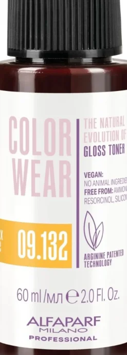 Alfaparf Milano Color Wear Gloss Toner 09.132 Soft Very Light Ash Golden Violet Blonde - 60 ml