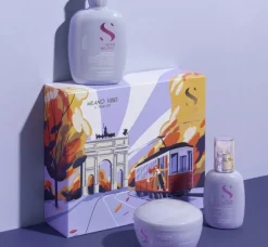 Alfaparf Milano Holiday Kit Set Semi di Lino Smooth 465 ml