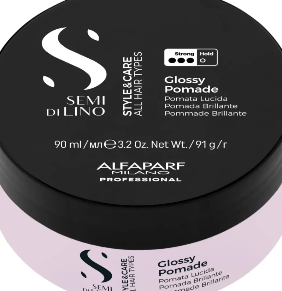 Alfaparf Milano Semi di Lino Style & Care Glossy Pomade - 90 ml