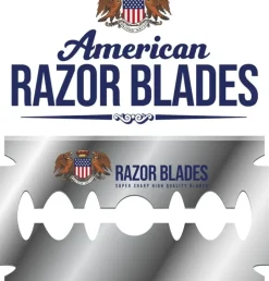 American Razor Blades 100 Double Edge Razor Blades