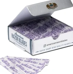 American Razor Blades 100 Single Edge Razor Blades