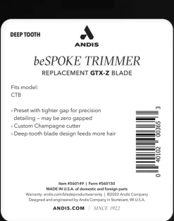 Andis beSPOKE Trimmer Replacement Blade