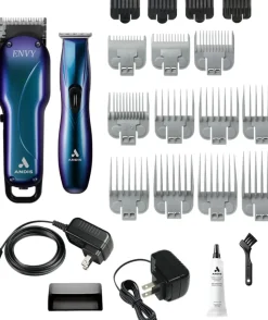 Andis Cordless Combo Adjustable Blade Clipper & Cordless Trimmer Galaxy