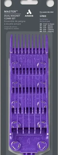 Andis Master Dual Magnet Small 5-Comb Set