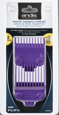 Andis Master® Magnetic Comb Set Dual Pack