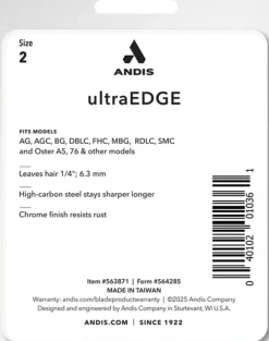 Andis UltraEdge® Detachable Blade Size 2 - 6.3 mm