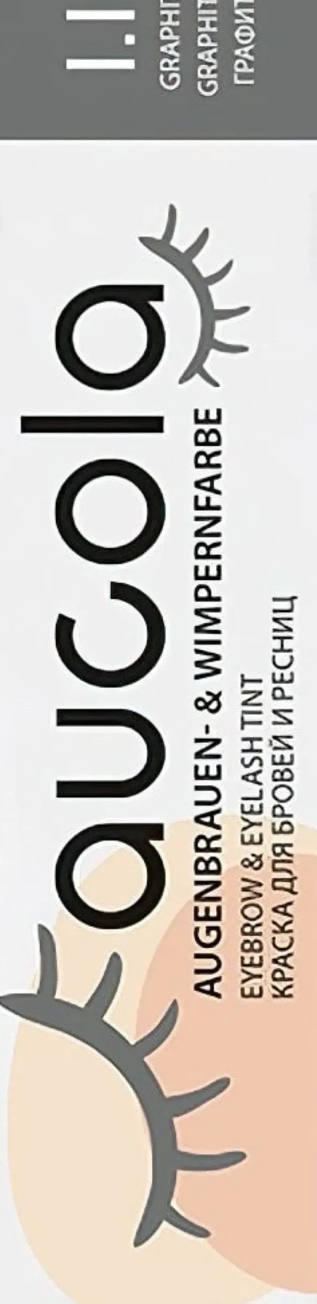 Aucola Eyebrow & Eyelash Tint 1.1 Graphite - 15 ml