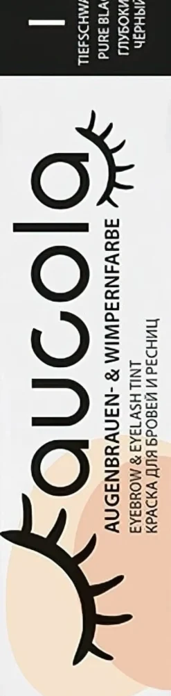 Aucola Eyebrow & Eyelash Tint 1 Pure Black - 15 ml