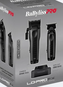 BaBylissPro Black Compact Lo Pro Clipper and Trimmer - Limited Edition