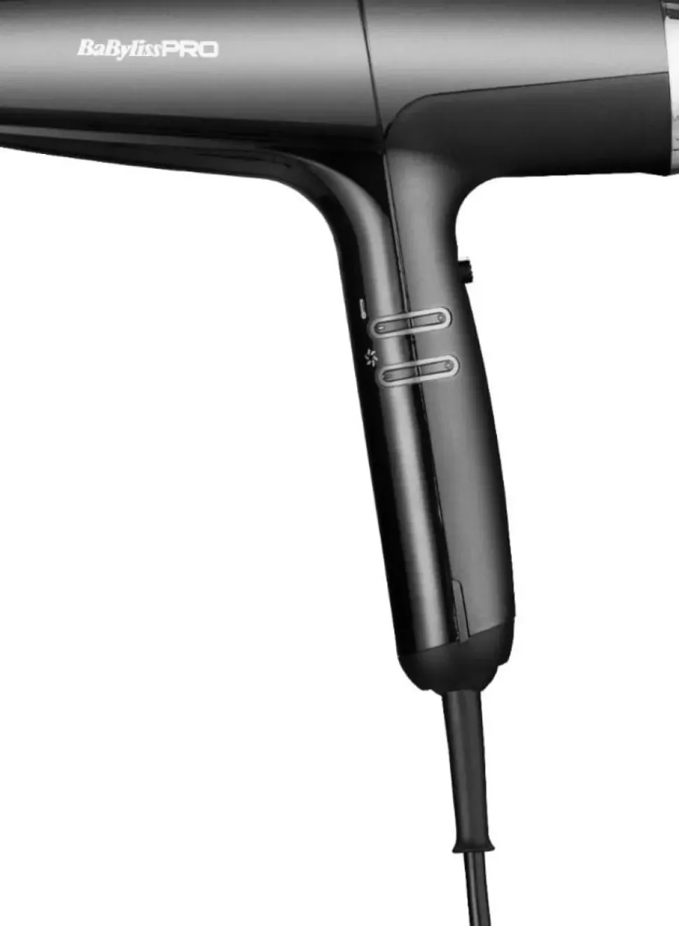 BaByliss PRO Falco Black & Silver - 2000 Watt