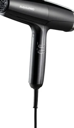 BaByliss PRO Falco Black & Silver - 2000 Watt