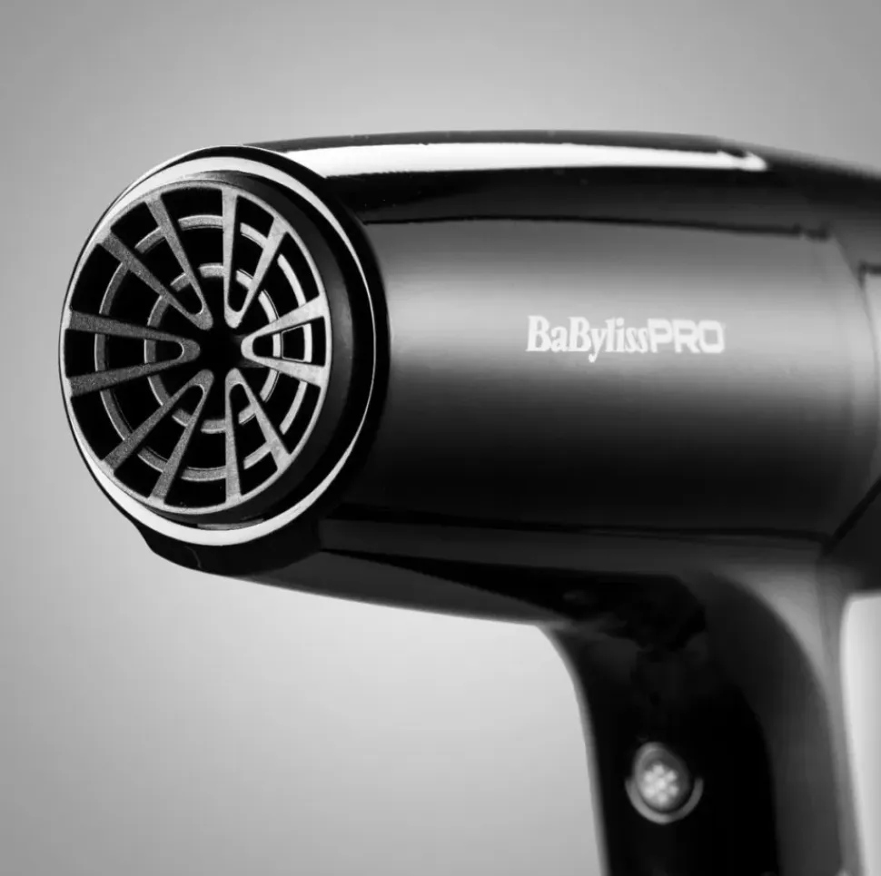 BaByliss PRO Falco Black & Silver - 2000 Watt