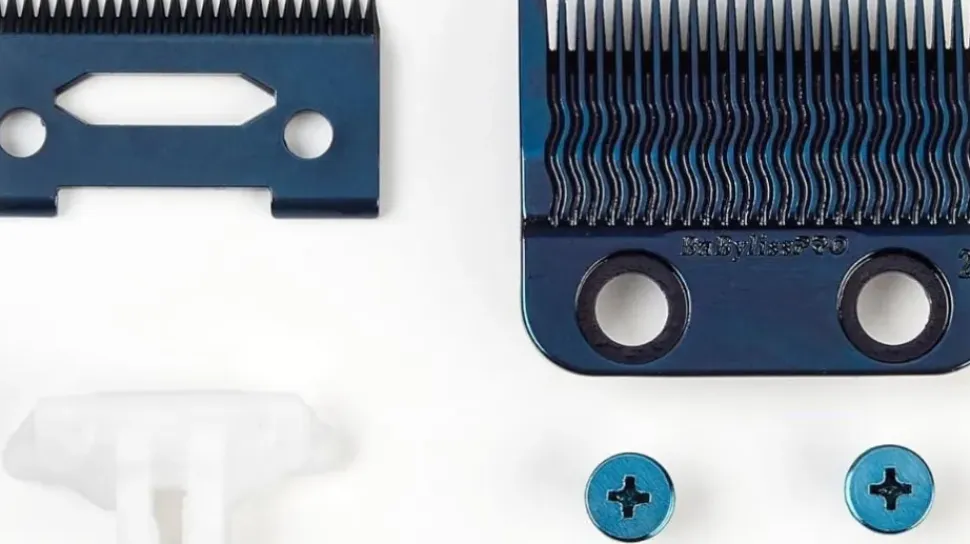 BaByliss PRO Fxone Blue Titanium Metal-Injection Molded (MIM) Precision Fade Blade