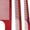 BaByliss PRO Styling Comb Set Red 3 Pcs (U)