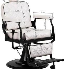 Barber Chair Carlos Extra Pearl