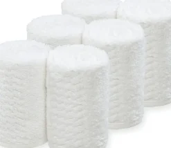 Barburys Cotton Towels White 20x70 cm - 6 pcs
