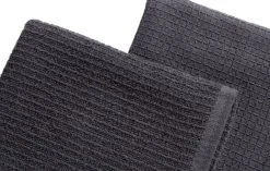 Barburys Double Sided Towels Black 50x80 cm - 6 pcs