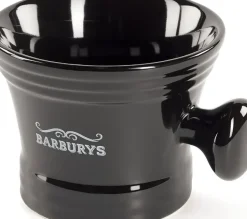 Barburys Garibaldi Porcelain Shaving Mug Black