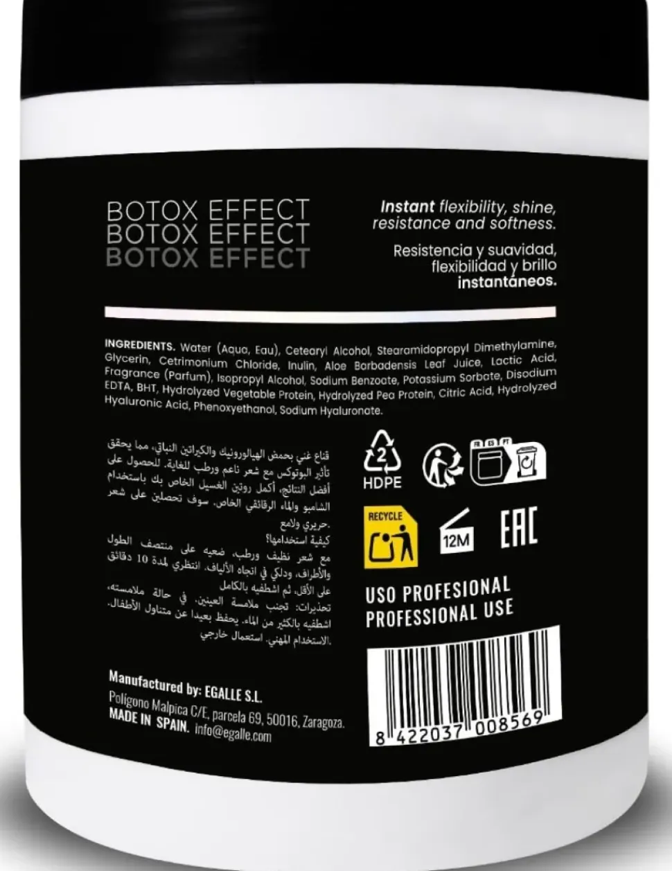 B-Botox - Xtreme Hydra Mask Botox Effect 1000 ml