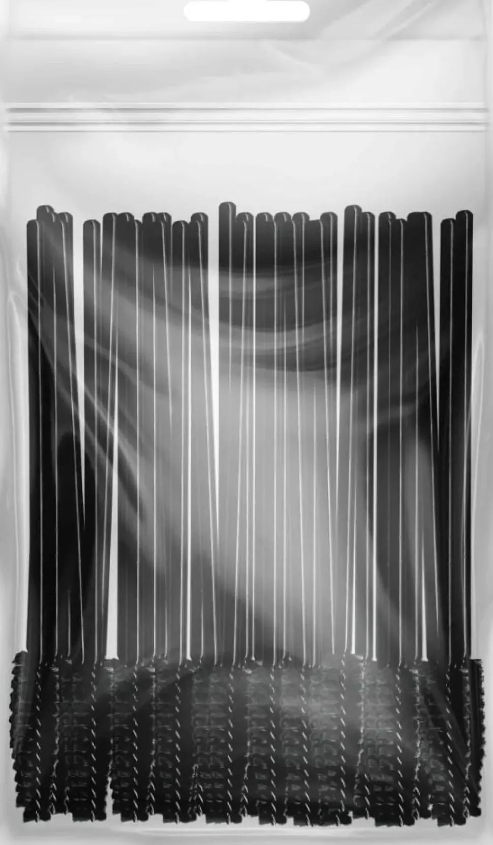 Biosmetics Mascara Wands Brushes - 50 Pcs