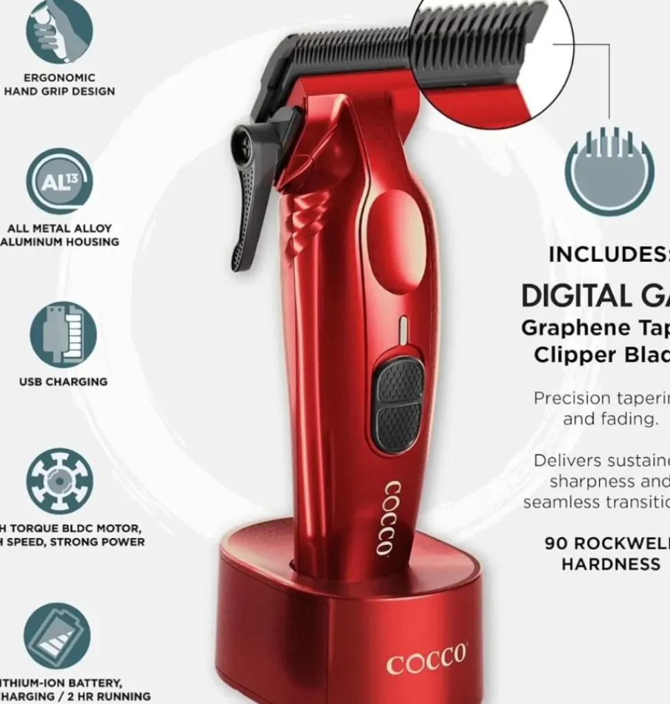 COCCO Hyper Velcro Pro Clipper Red
