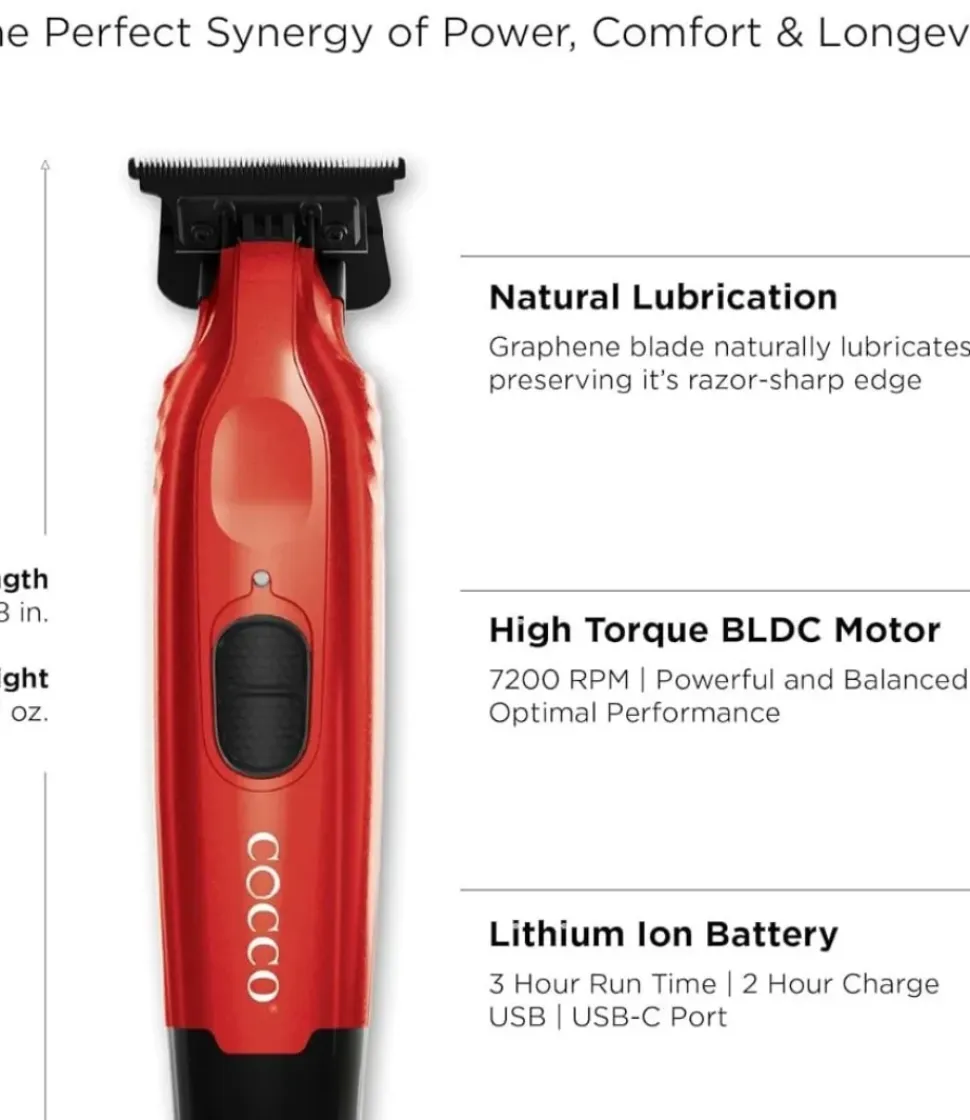 COCCO Hyper Velcro Pro Trimmer Red