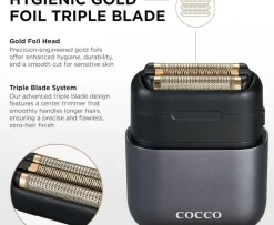 COCCO Impacto Micro Wet - Dry Shaver Grey