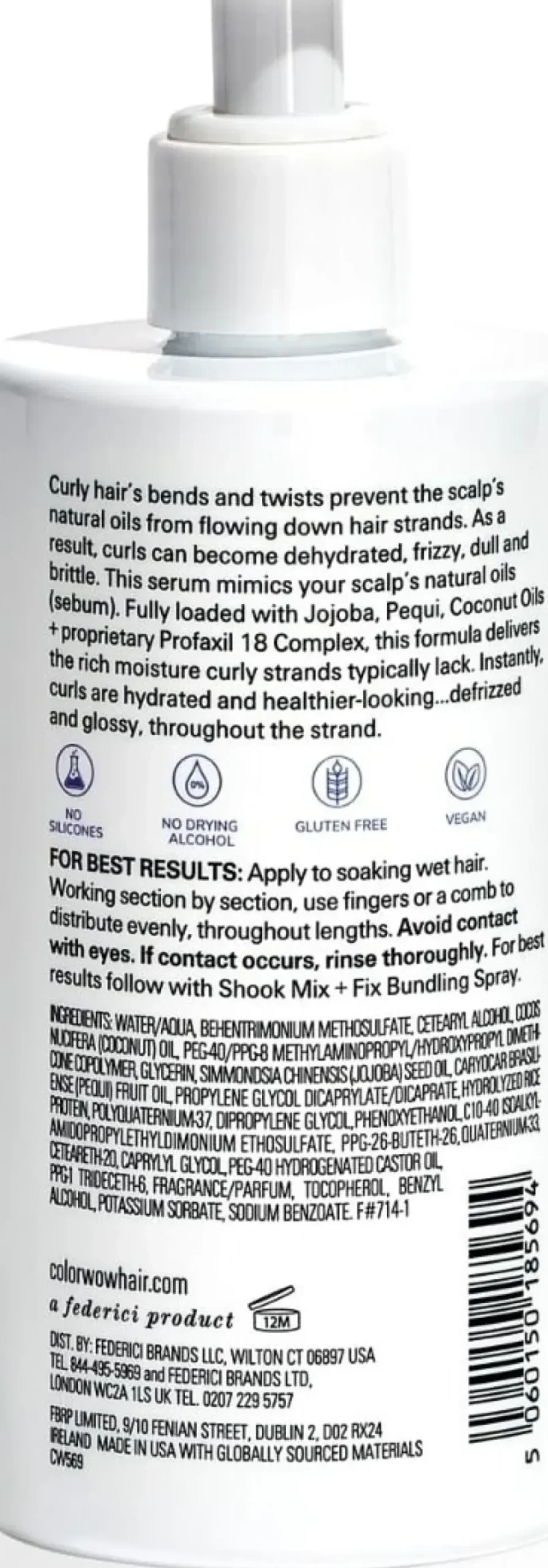 Color WOW Curl Wow Flo Entry Rich Natural Supplement 295 ml