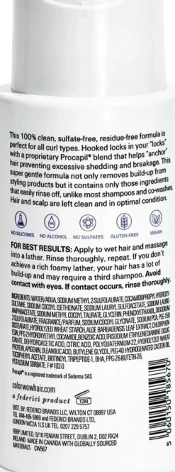 Color WOW Curl Wow Hooked Clean Shampoo 295 ml