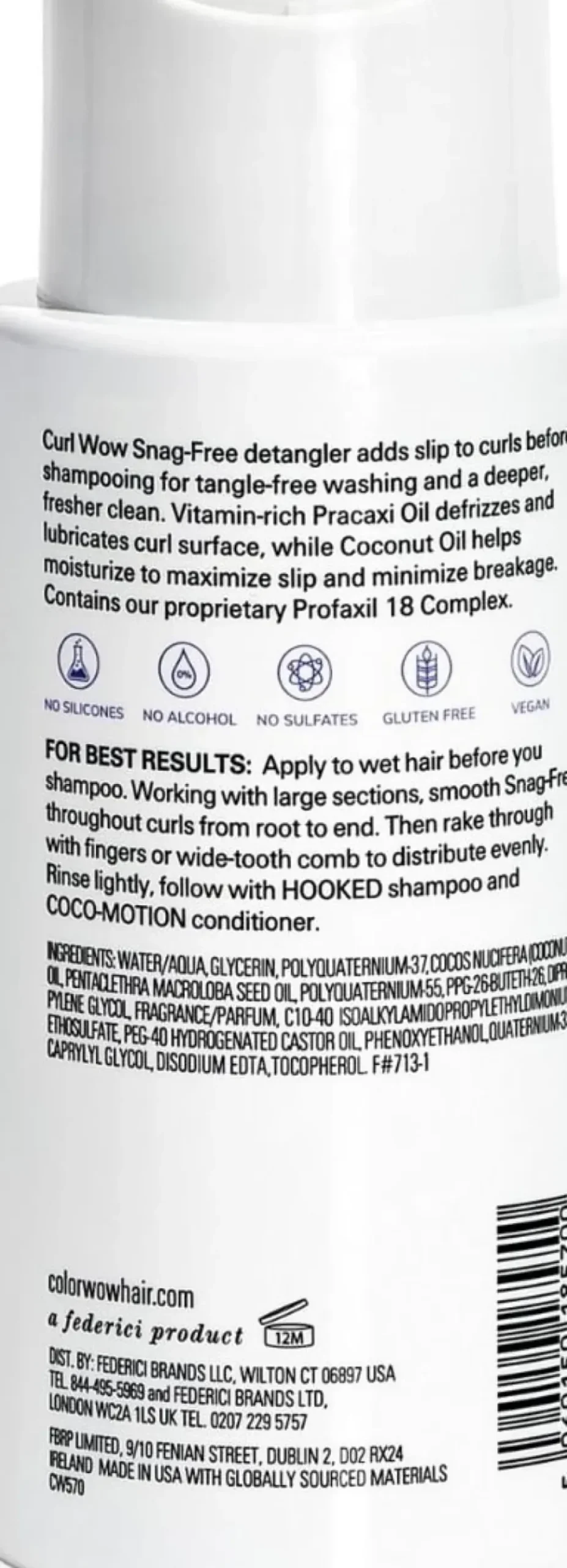Color WOW Curl Wow Snag Free 295 ml (U)