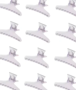 Comair Big Clips Purple - 12 pcs