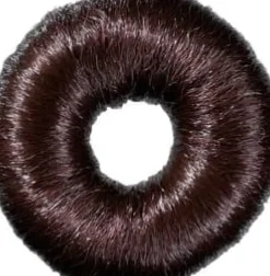 Comair Hair Donut Round, Brown 9 cm 18 gr