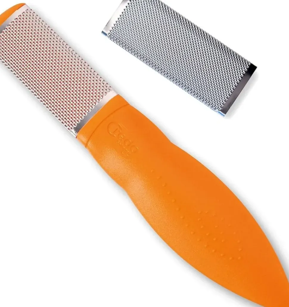 Credo Popart Callus Flat Rasp Rust-Proof Grating Surface Orange