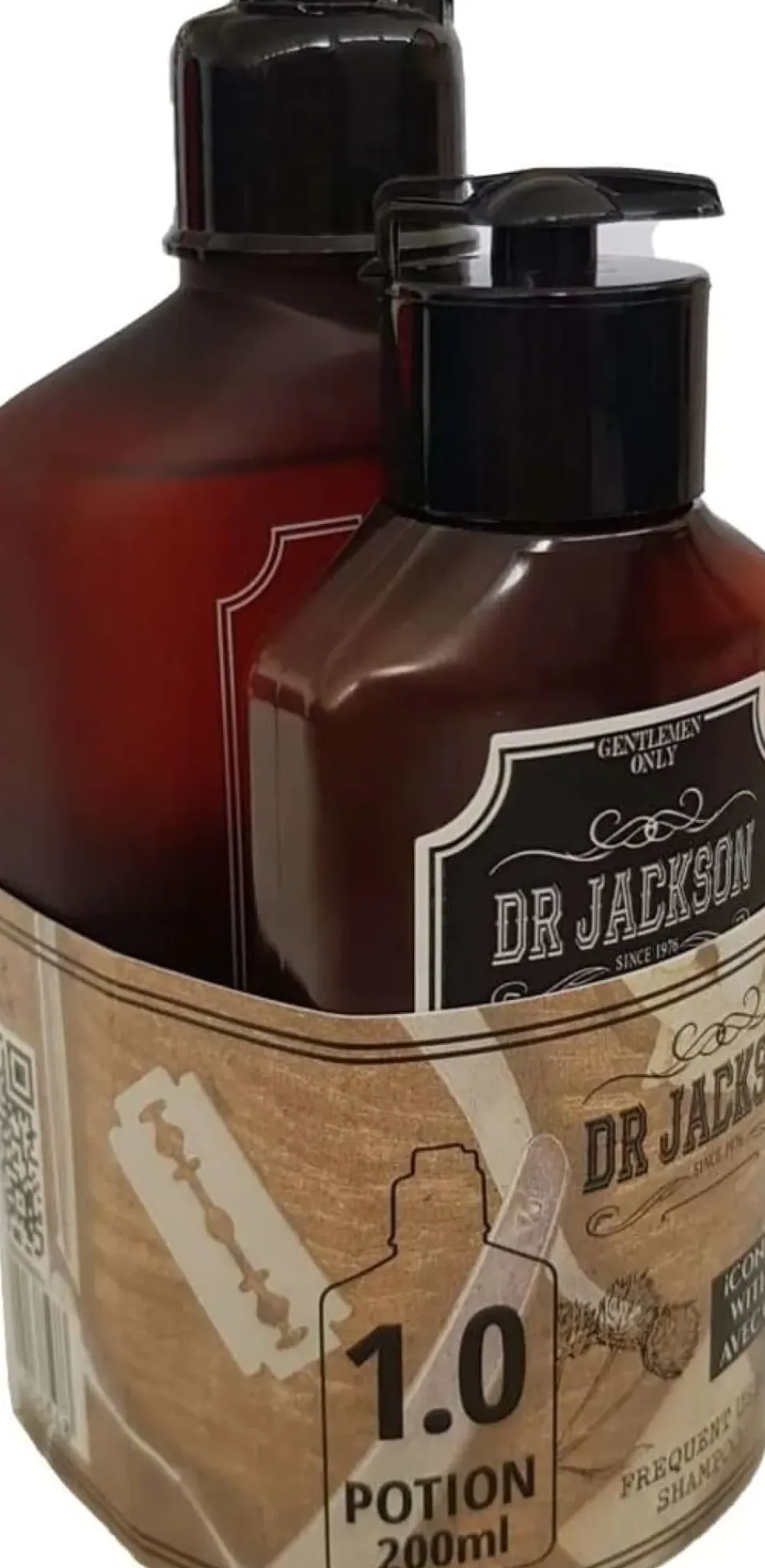 Dr. Jackson Hair And Body Shampoo Kit Potion 1.0 200 ml + Hair And Body Shampoo Potion 1.0 100 ml Gift Set
