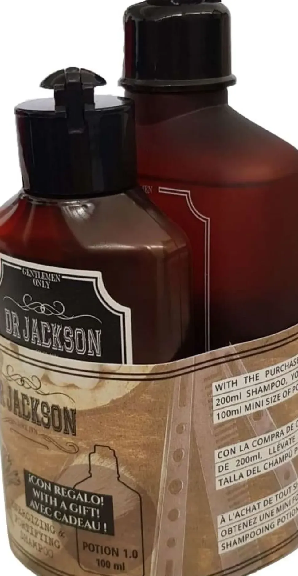 Dr. Jackson Revitalizer & Regulator shampoo Kit Potion 3.0 200 ml + Hair And Body Shampoo Potion 1.0 100 ml Gift Set