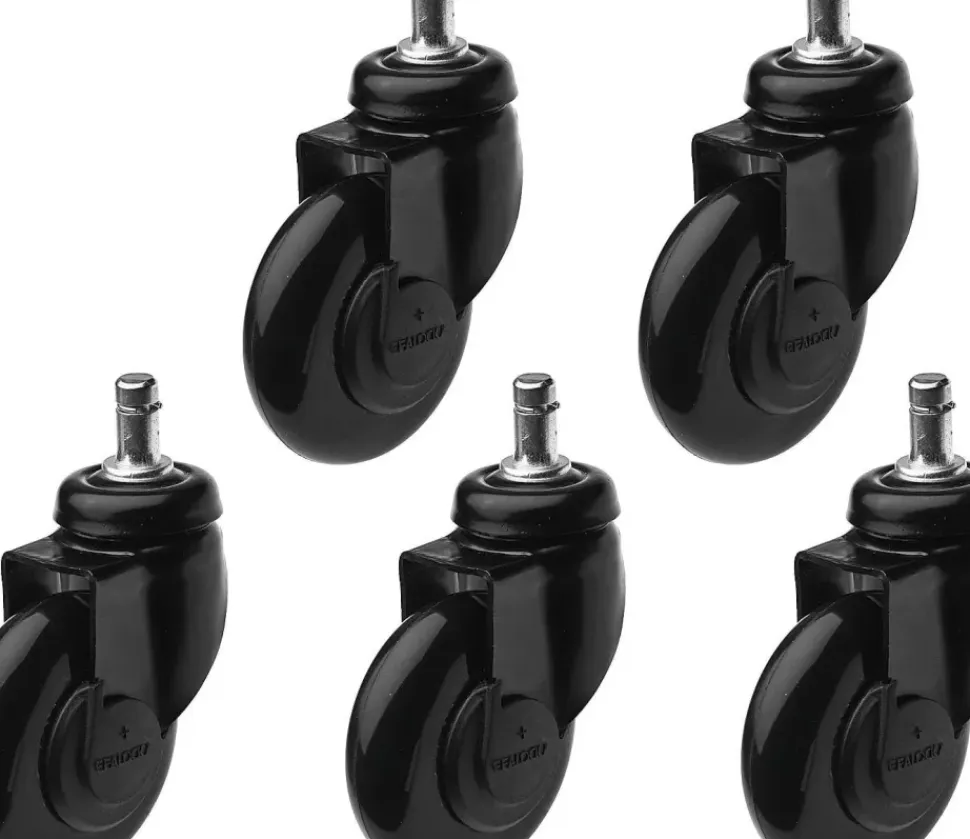 Efalock Clic Tec Wheels Black 5 pcs