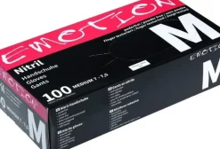 Efalock Emotion Nitril Gloves M Pow.-Free 100 Pcs