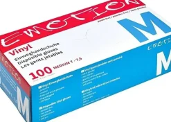 Efalock Vinyl Gloves Medium - 100 Pcs