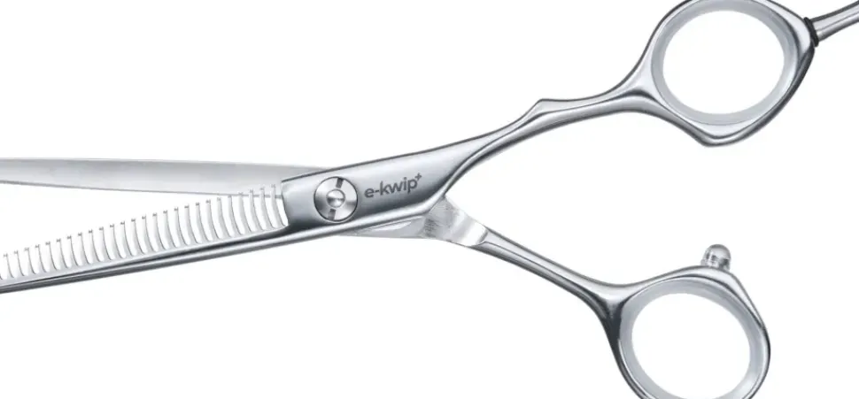 e-kwip Elegance Line 5.5" thinning scissors Offset 30 Teeth