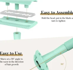 Ennva - Body Safety Razor Mint Green
