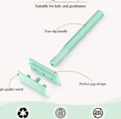 Ennva - Body Safety Razor Mint Green