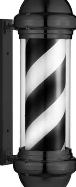 Eurostil Black Barberpole - 12 Watt