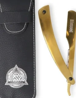 Eurostil Blessed Golden Metal Razor