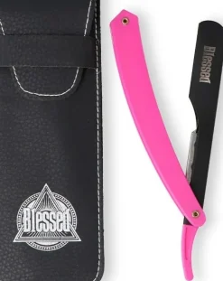 Eurostil Blessed Pink Plastic Handle Razor