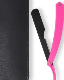 Eurostil Blessed Pink Plastic Handle Razor