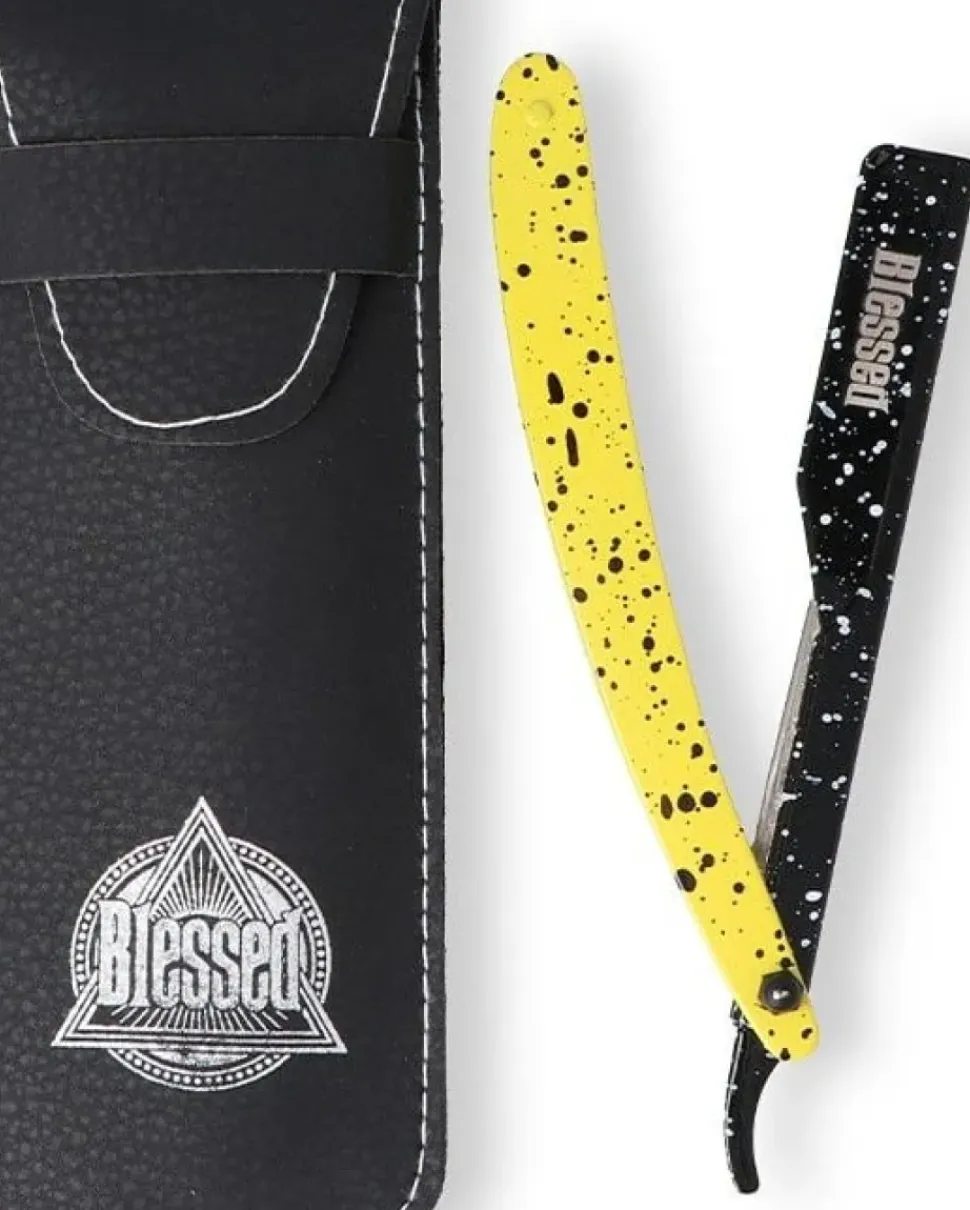 Eurostil Blessed Professional Razor Neon Black & Yellow